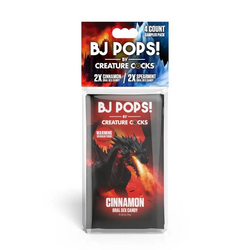 XR-AH584<br> Creature Cock<br> BJ Pops!<br> 4 Pack Sampler