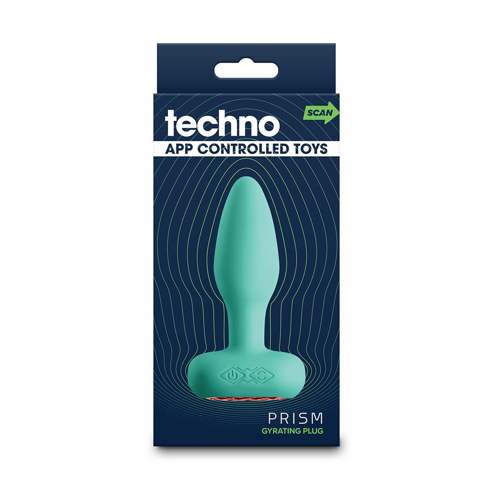 NSN0287-08<br> Techno Prism Butt Plug<br> Teal