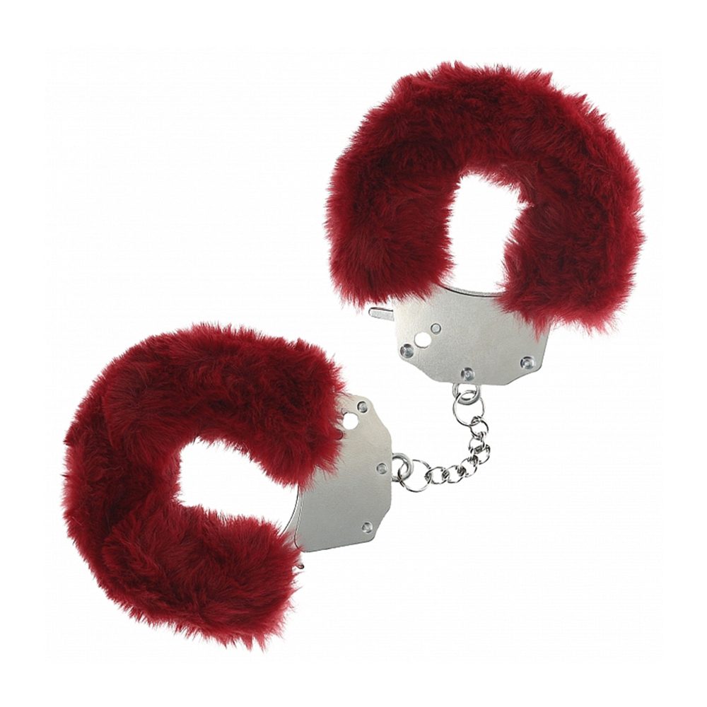 ST1211<br> Heavy-Duty Fluffy Cuffs<br> Burgundy
