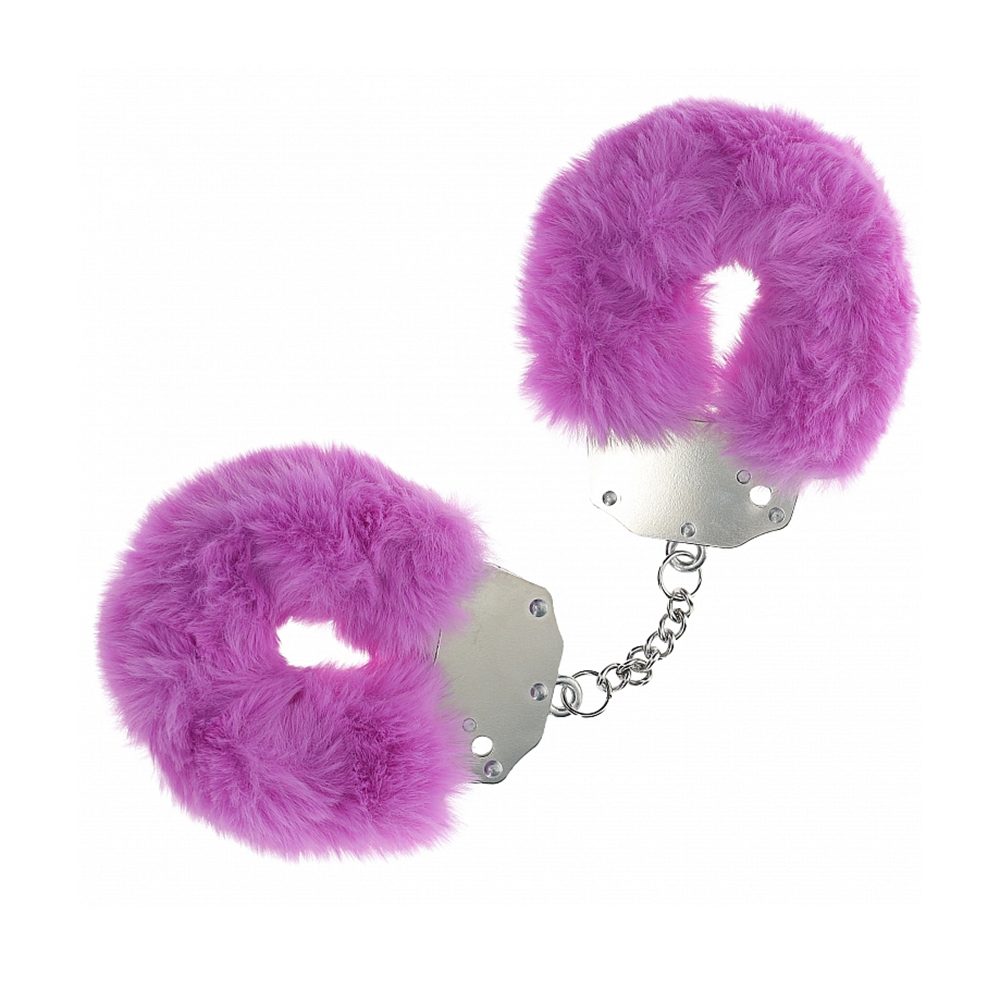 ST1216<br> Heavy-Duty Fluffy Cuffs<br> Purple