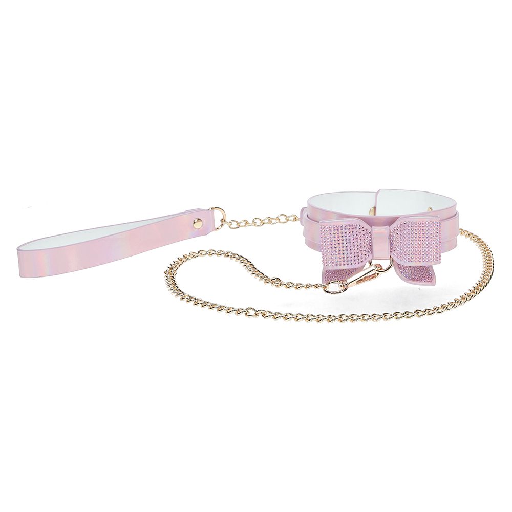 ST1251<br> Paris Collection<br> Collar w/Leash Pink