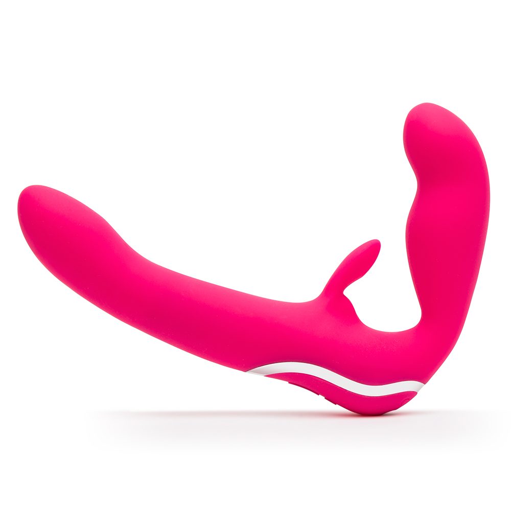 HR74311<br> Rechargeable Strapless Strap On<br> Pink