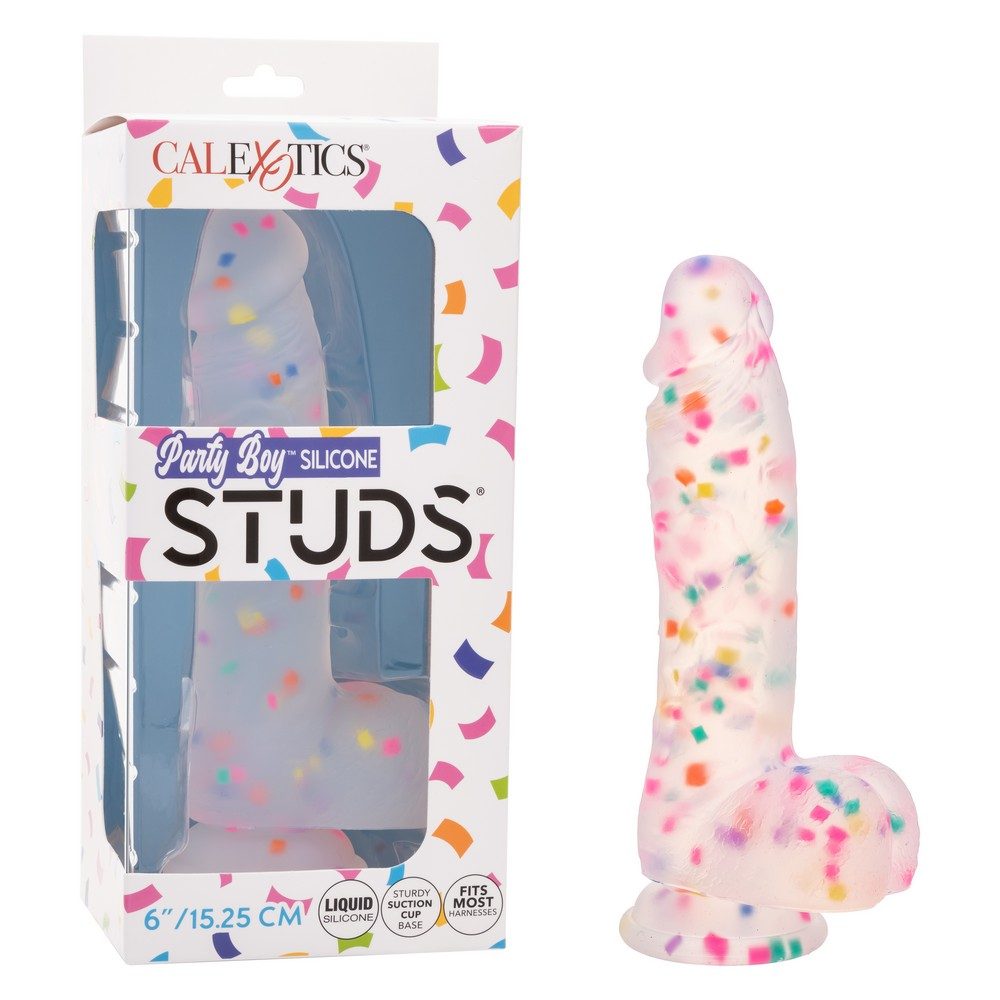 SE0254-10-3<br> 6" Party Boy Silicone Studs