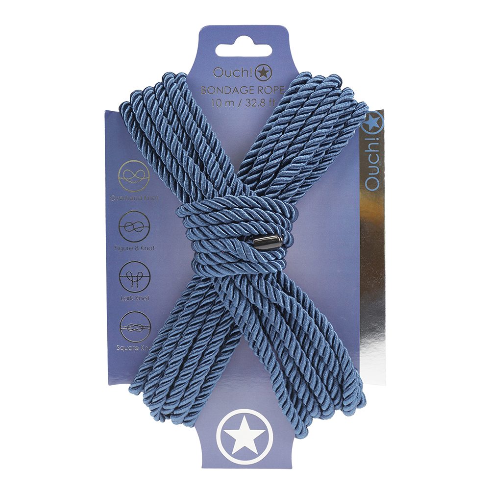 ST1525<br> Ouch! Bondage Rope<br> 10m Navy Blue