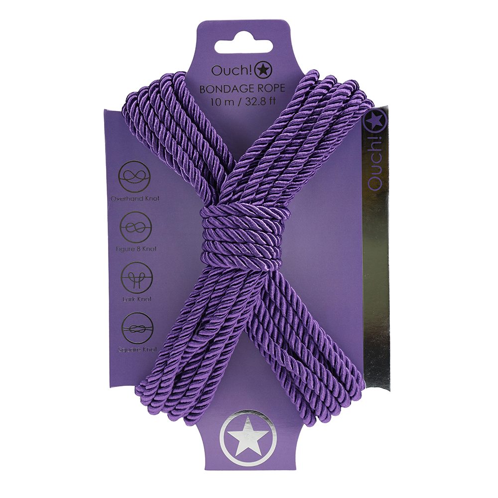 ST1528<br> Ouch! Bondage Rope<br> 10m Purple