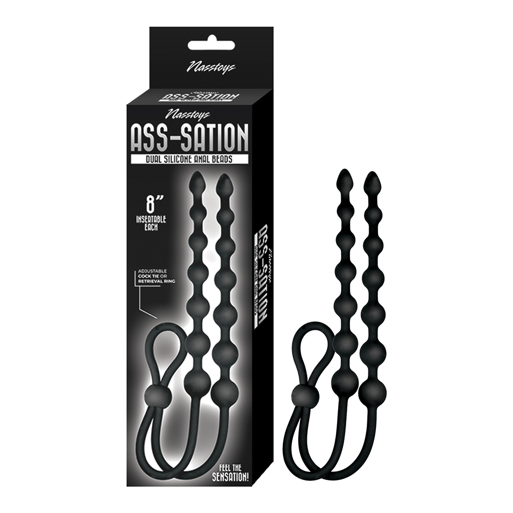 N3259<br> Ass-Sation<br> Dual Silicone Anal Beads