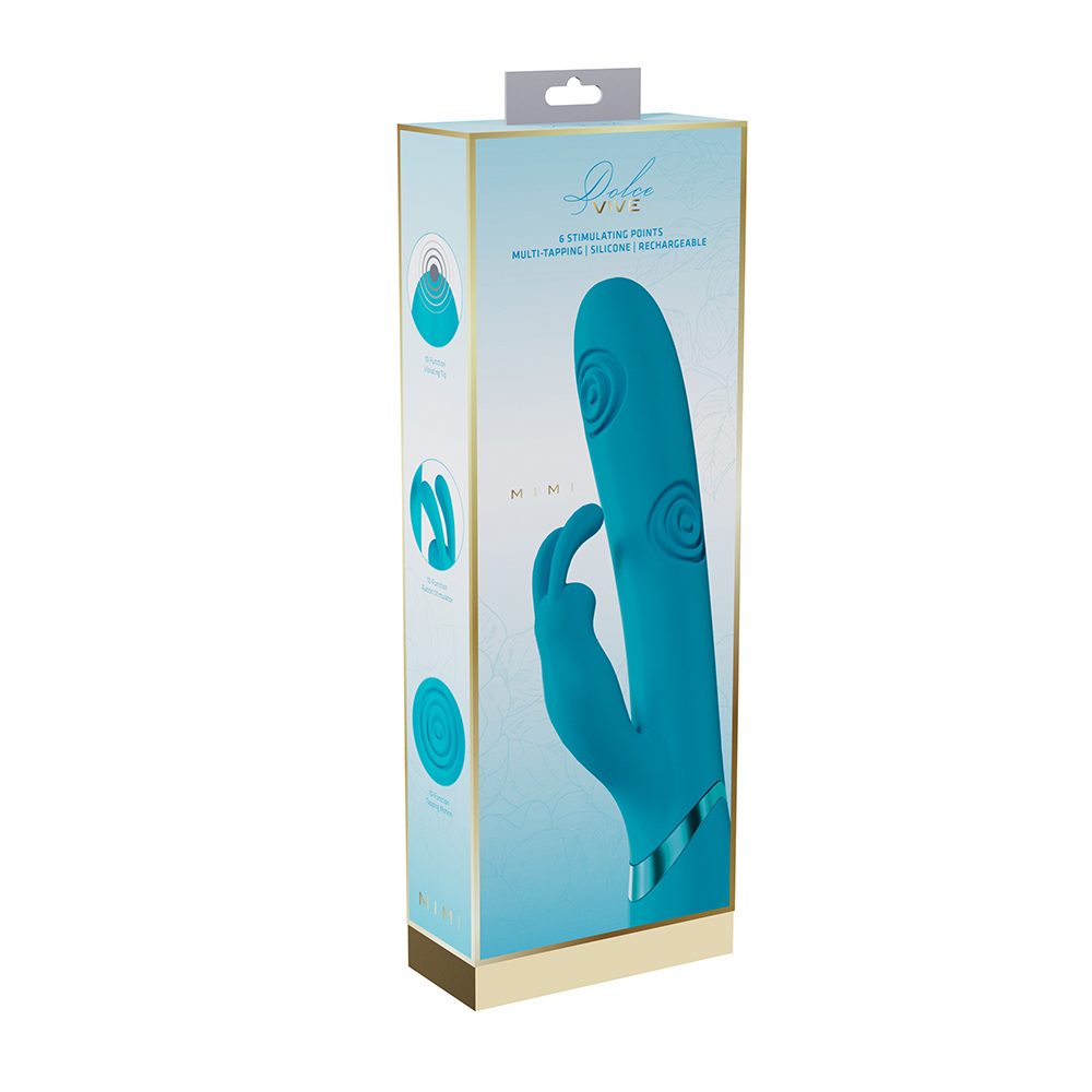ST1720<br> Mimi Triple Motor G-Spot Tapping Vibe<br> Blue