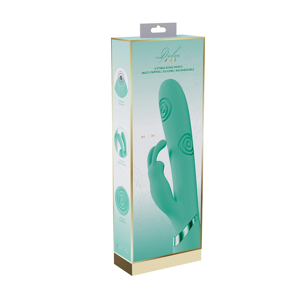ST1721<br> Mimi Triple Motor G-Spot Tapping Vibe<br> Green