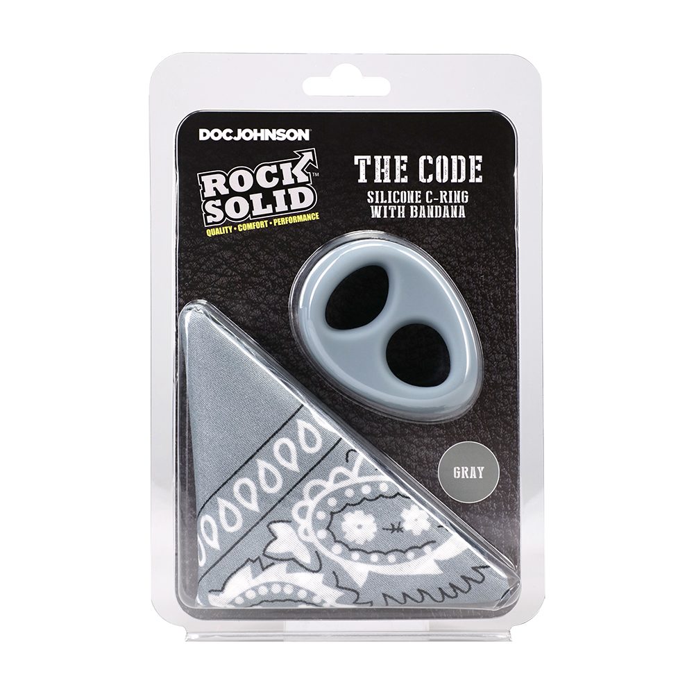 D3703-05 CD<br> The Code Silicone C-Ring<br> w/Bandana<br> Gray