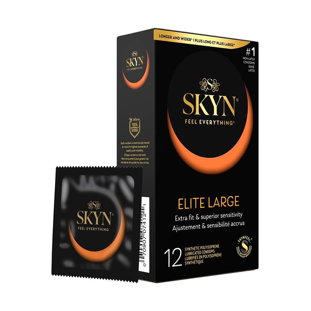 A01981<br> SKYN King Elite Condom<br> 12 Pack