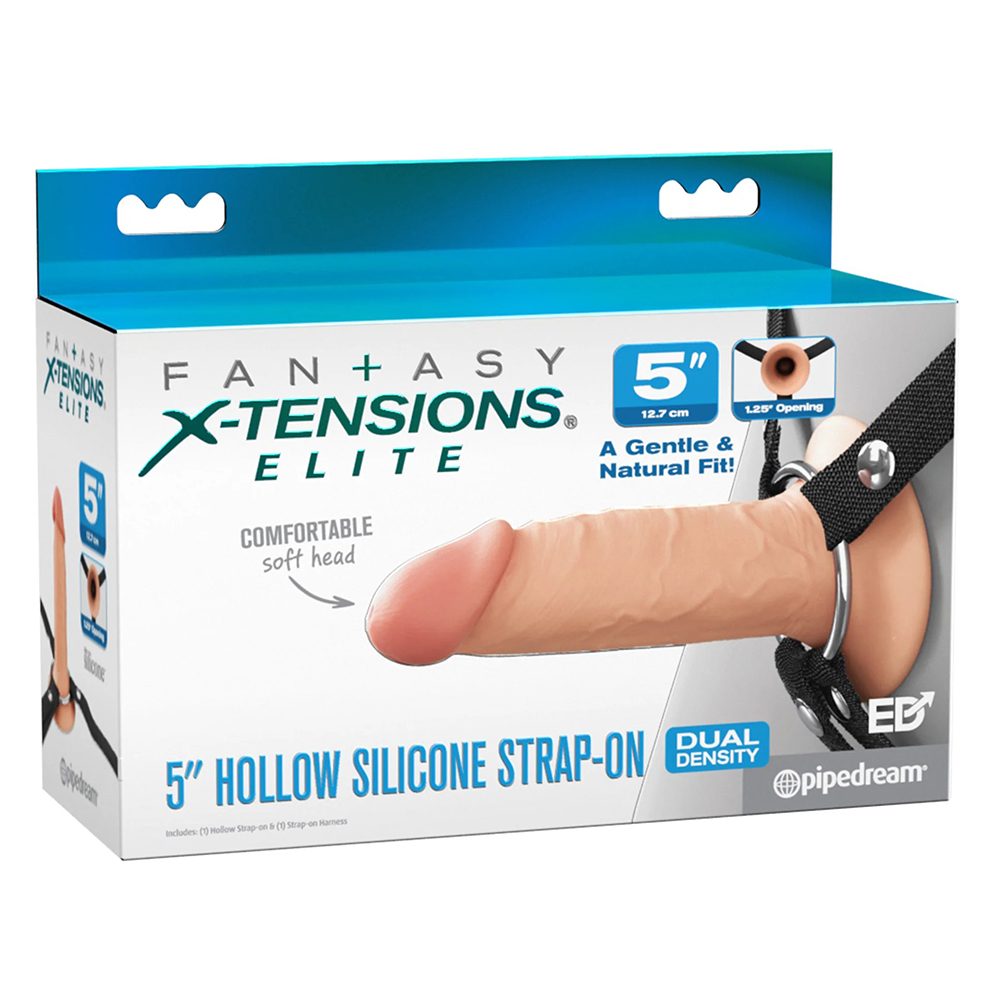 PD4165-21<br> X-Tensions Elite<br> 5" Hollow Strap-On<br> Light