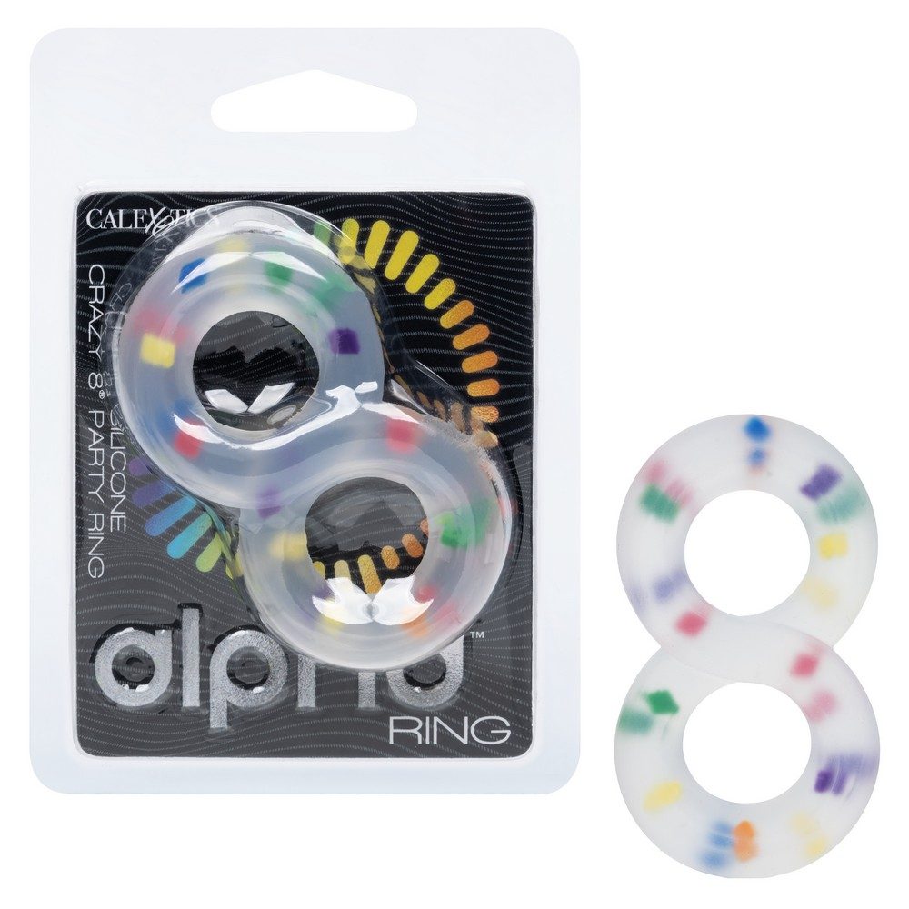 SE1491-18-2<br> Liquid Silicone<br> Crazy 8 Party Ring