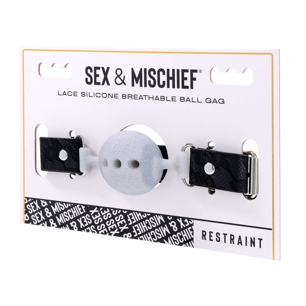 SS101-12<br> Silicone Breathable Ball Gag