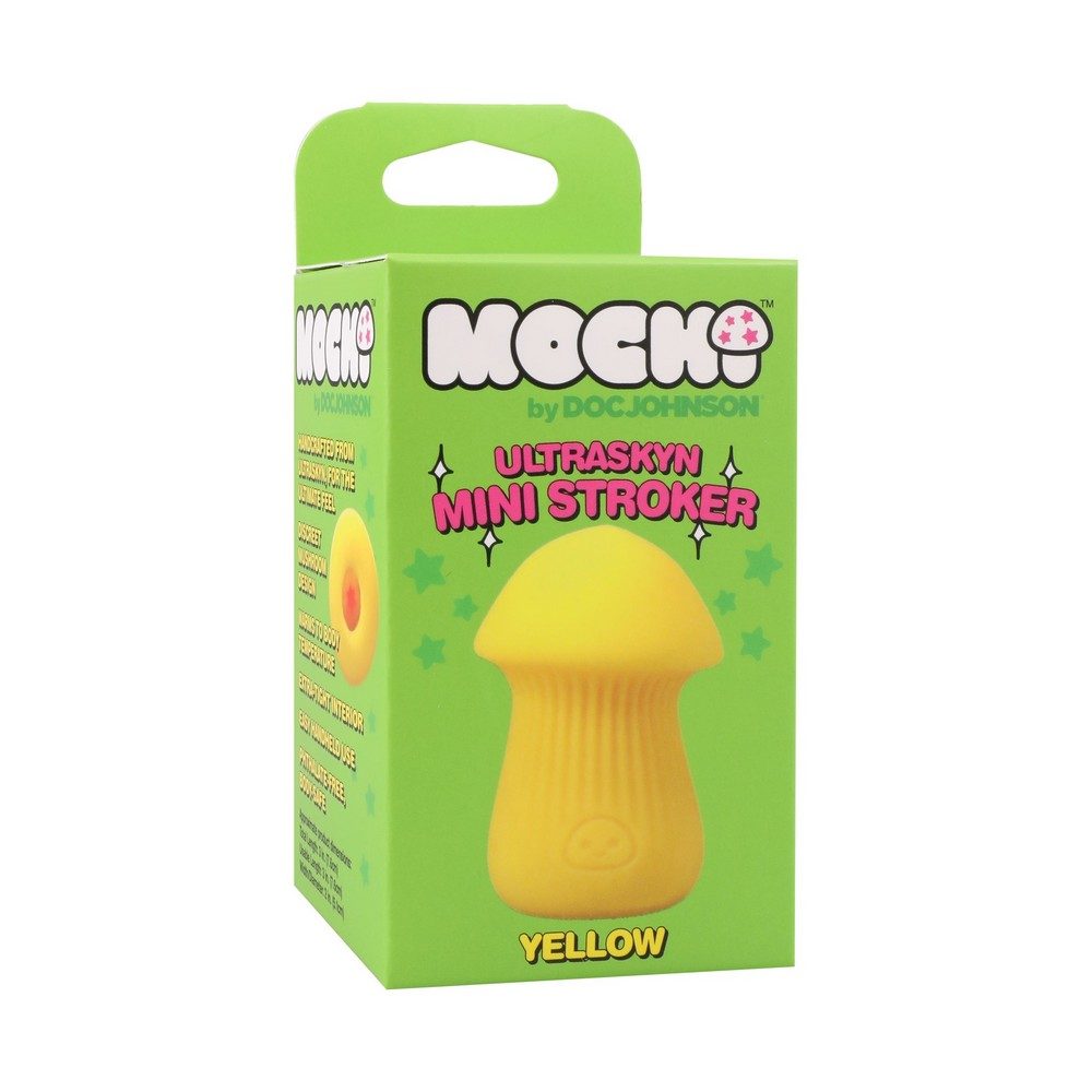 D4549-26 BX<br> Mochi Mini UltraSkyn Stroker<br> Yellow