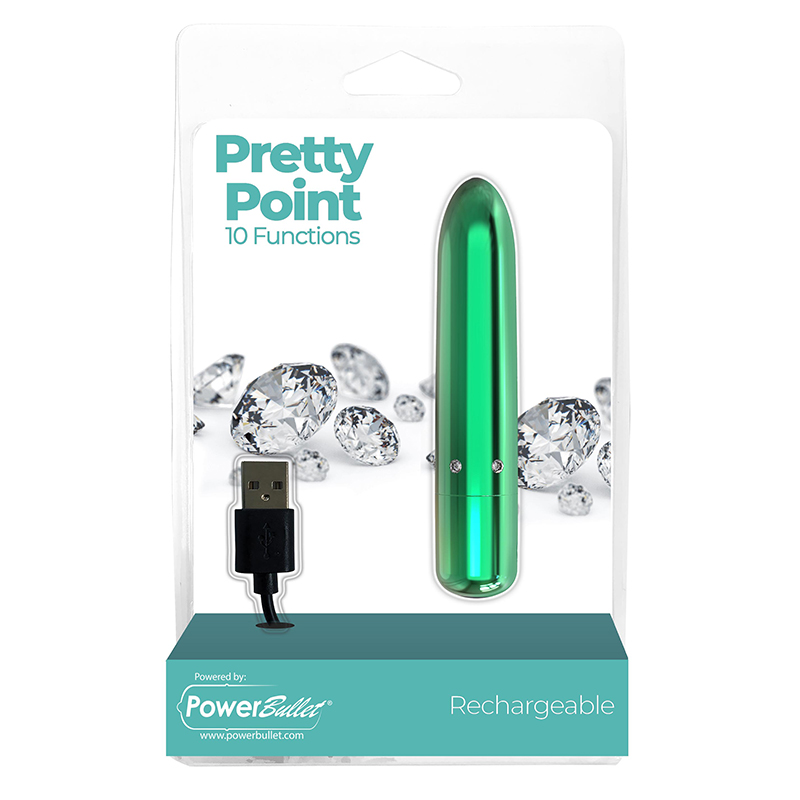 BM56419<br> Pretty Point 4” Bullet<br> Teal