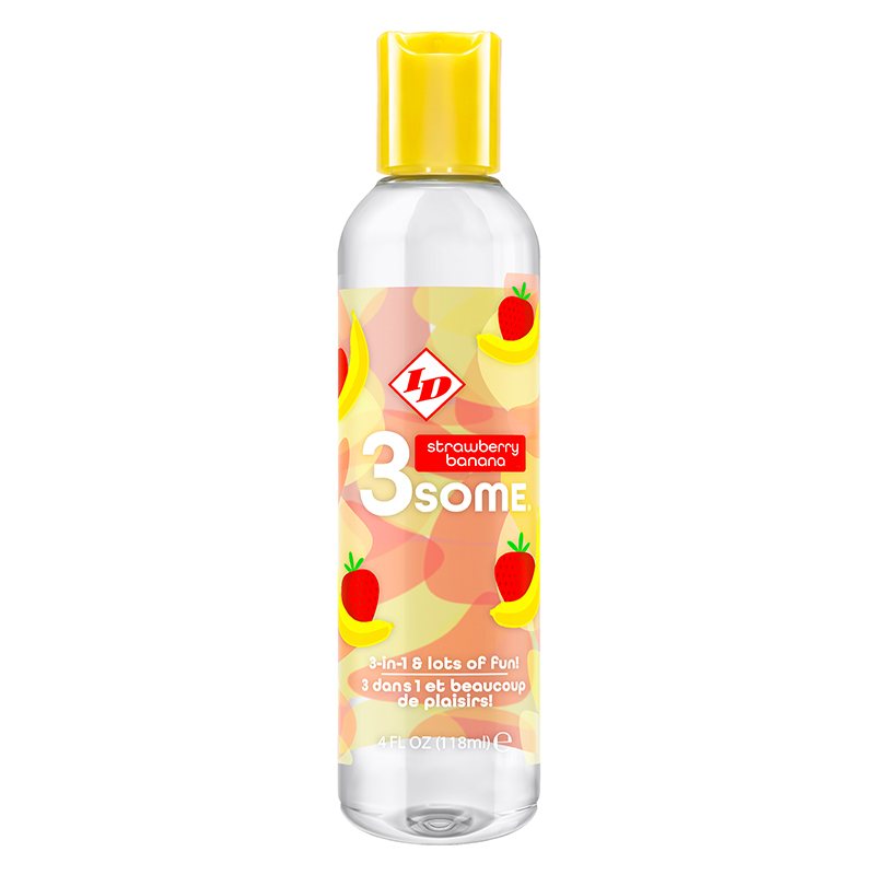 ID1903<br> 4 oz ID 3some<br> Strawberry Banana