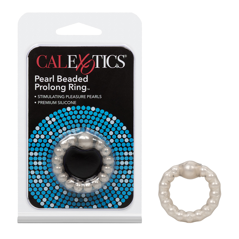 SE1425-03-2<br> Pearl Beaded Prolong Ring<br> Smoke