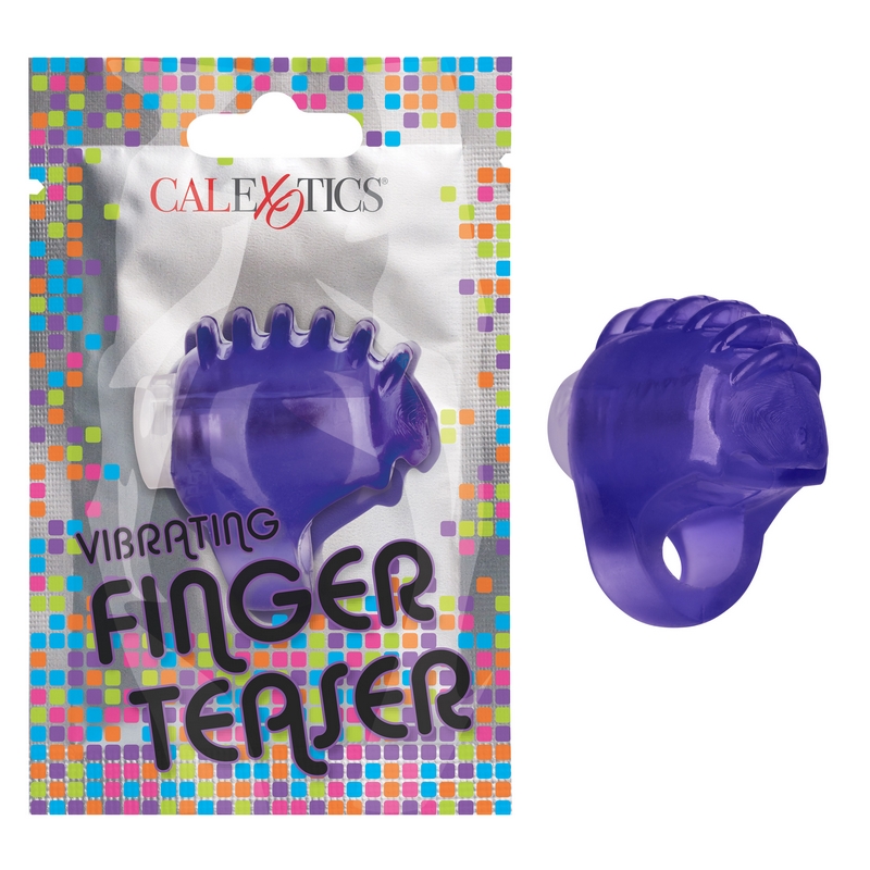 SE8000-75-1<br> Foil Pack Vibrating Finger Teaser<br> Purple