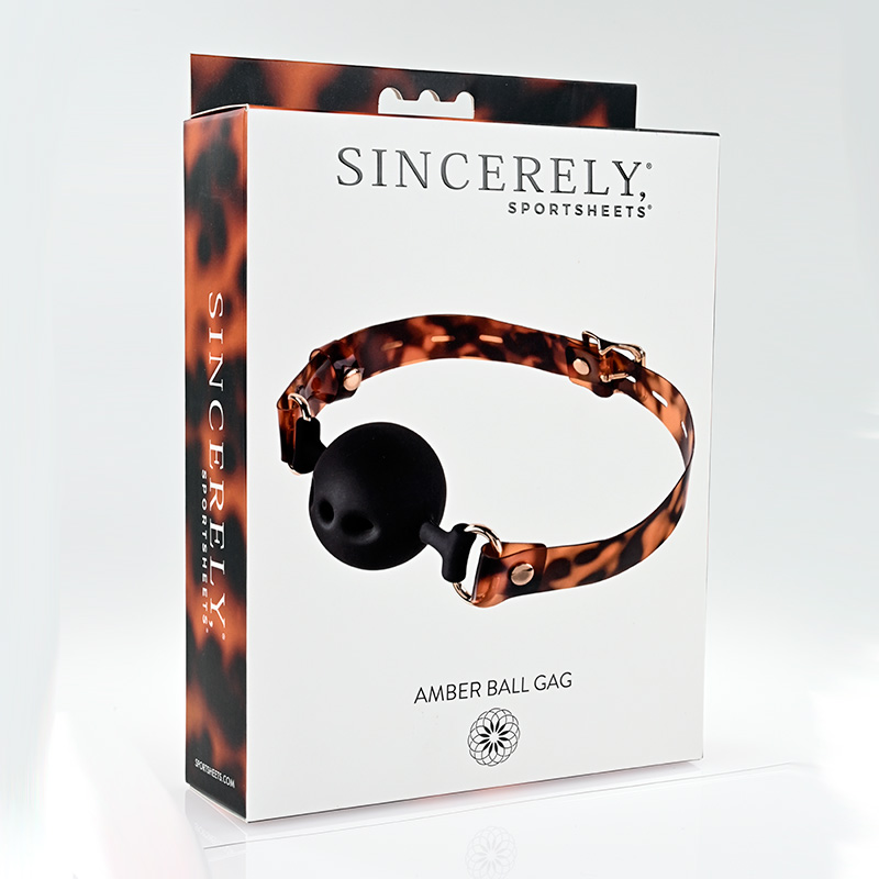 SS521-02<br> Sincerely Amber<br> Ball Gag